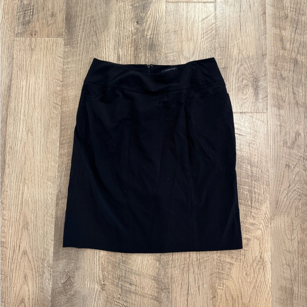 Anne Klein Stretch Black Skirt Size 8